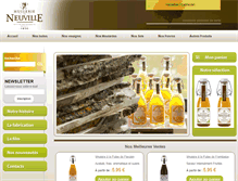 Tablet Screenshot of huilerie-de-neuville.com